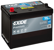 Аккумулятор Exide Premium EA755 (75 Ah) L+